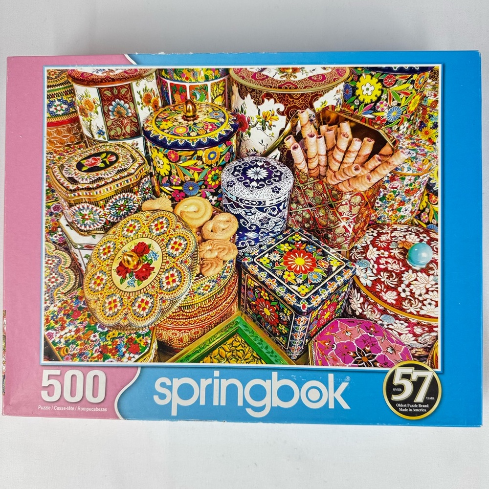 Springbok “Cookie Tins” 500 Piece Puzzle